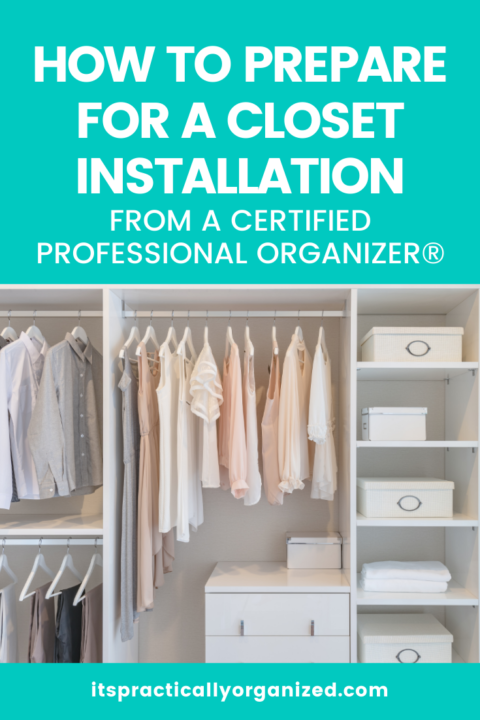 How to Prepare for a Closet Installation closet organization system