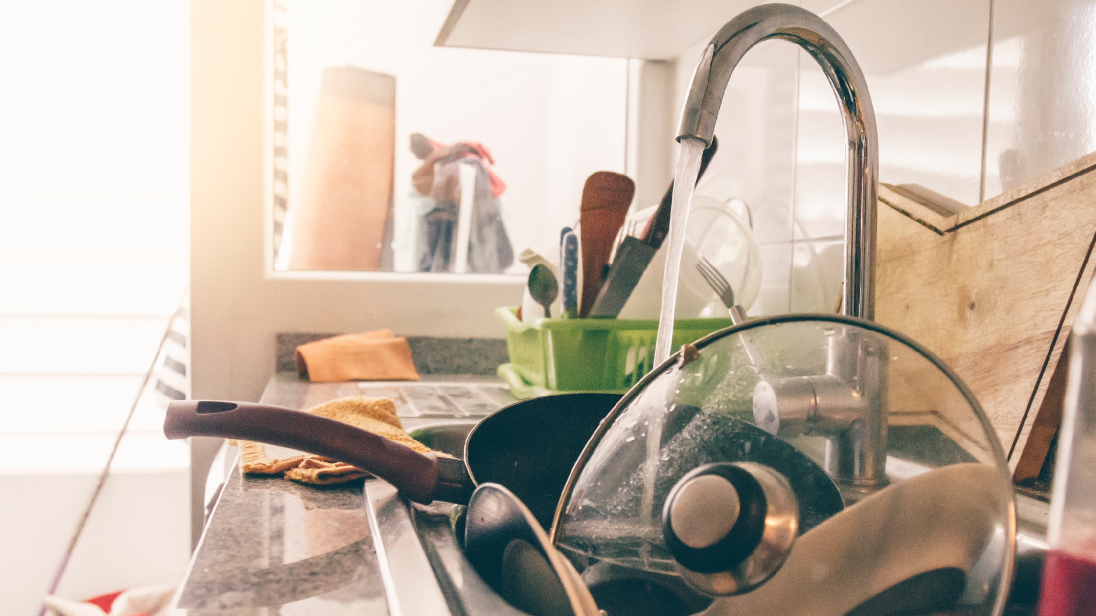 sink full of dishes